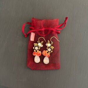 J.Crew Rose Statement earrings